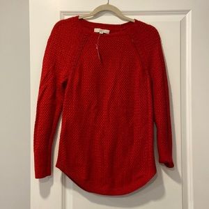 NWT Red Loft Sweater